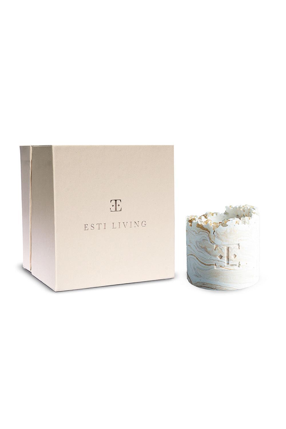 Esti Living-Fresh Bloom Taşlı Küçük Boy Mum-Mum-3-fleurdirect.live