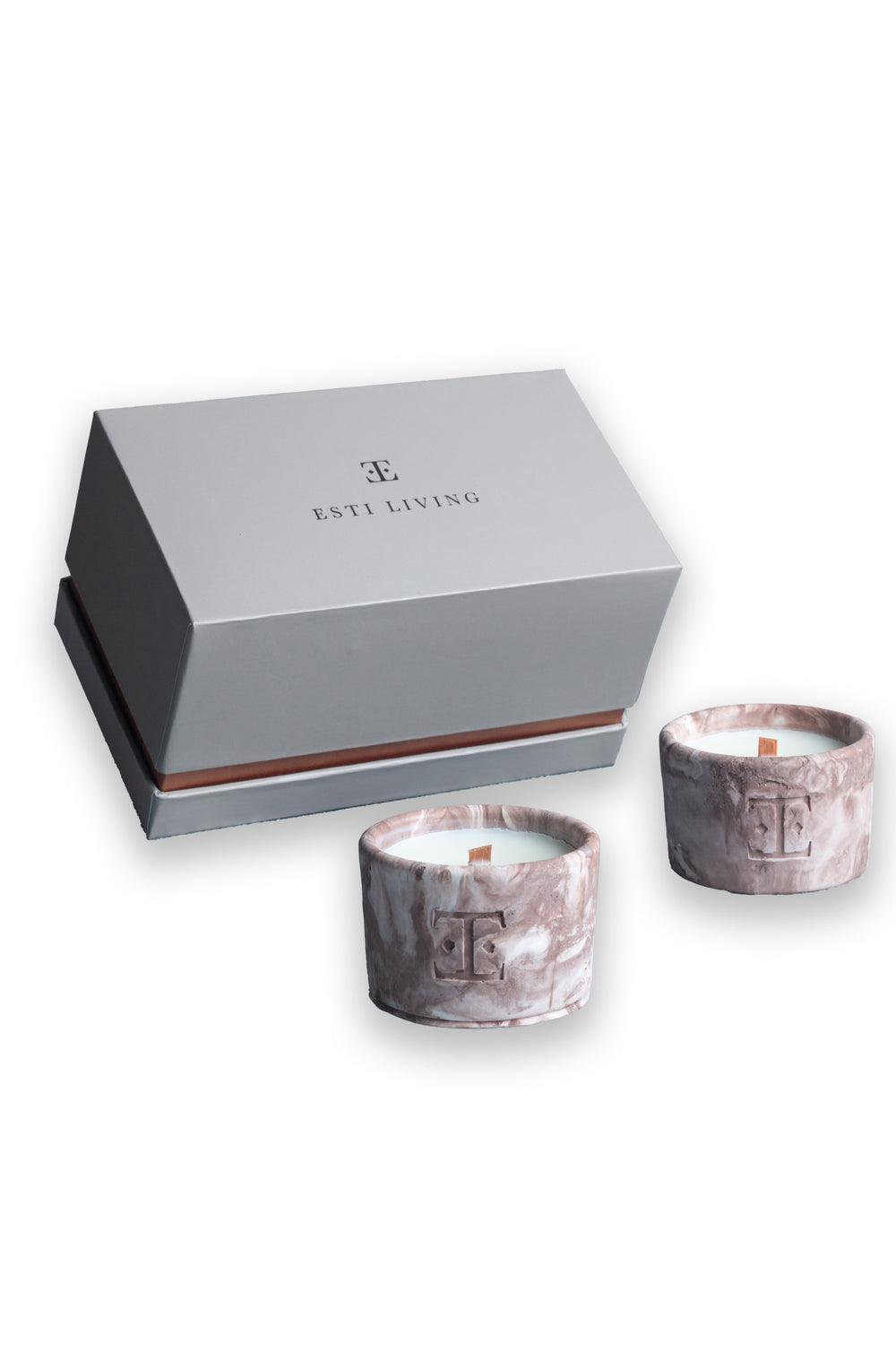 Esti Living-Mocha Dreams Midi 2'li Mum Seti-Mum-3-fleurdirect.live