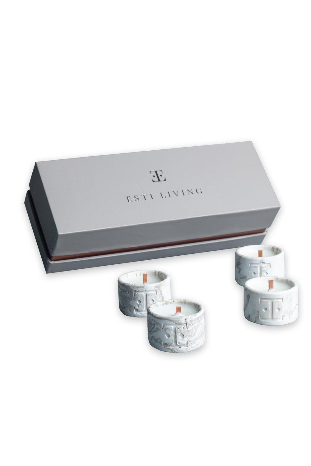 Esti Living-Sun & Fig Mini 4'lü Mum Seti-Mum-3-fleurdirect.live
