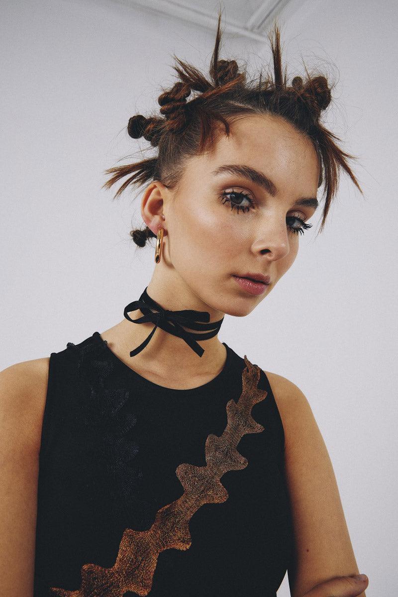 Eudoimonia-Daimon Halter Neck Crop-top-Top-1-fleurdirect.live
