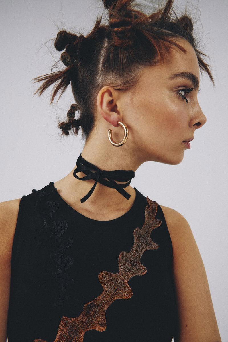 Eudoimonia-Daimon Halter Neck Crop-top-Top-5-fleurdirect.live