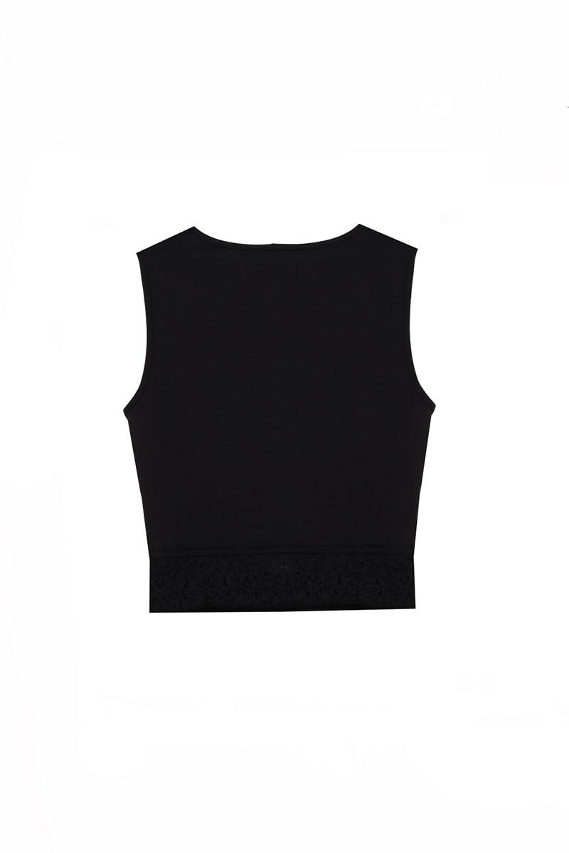 Eudoimonia-Daimon Halter Neck Crop-top-Top-6-fleurdirect.live