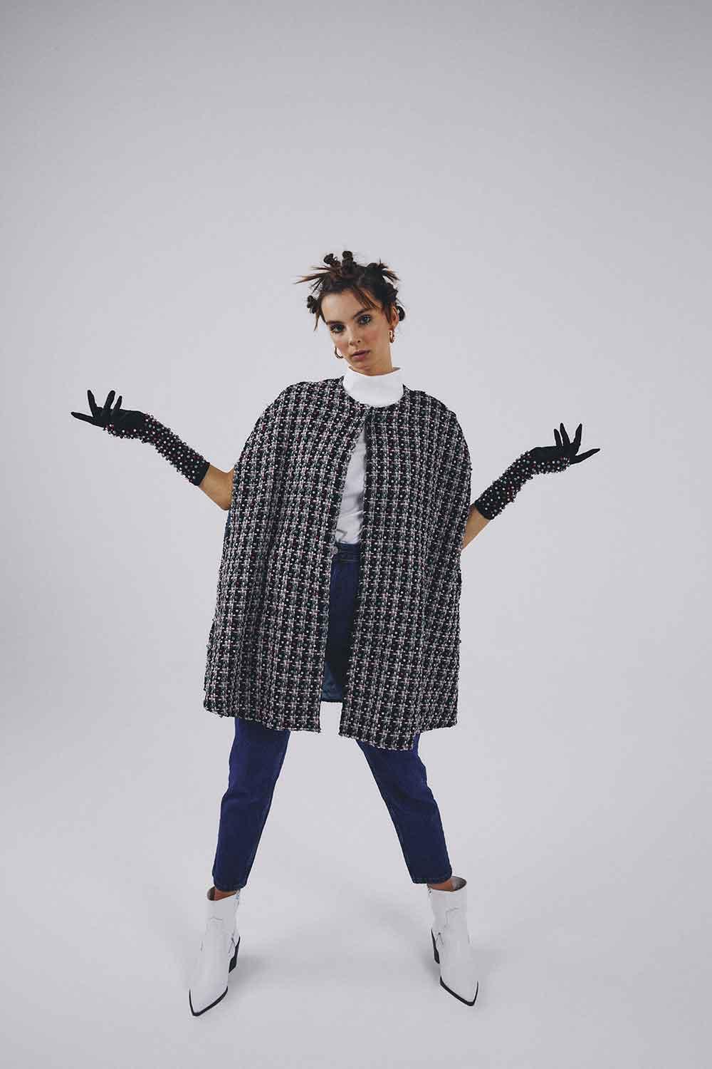 Eudoimonia-Diana Pelerin Model Ceket-Elbise-4-fleurdirect.live