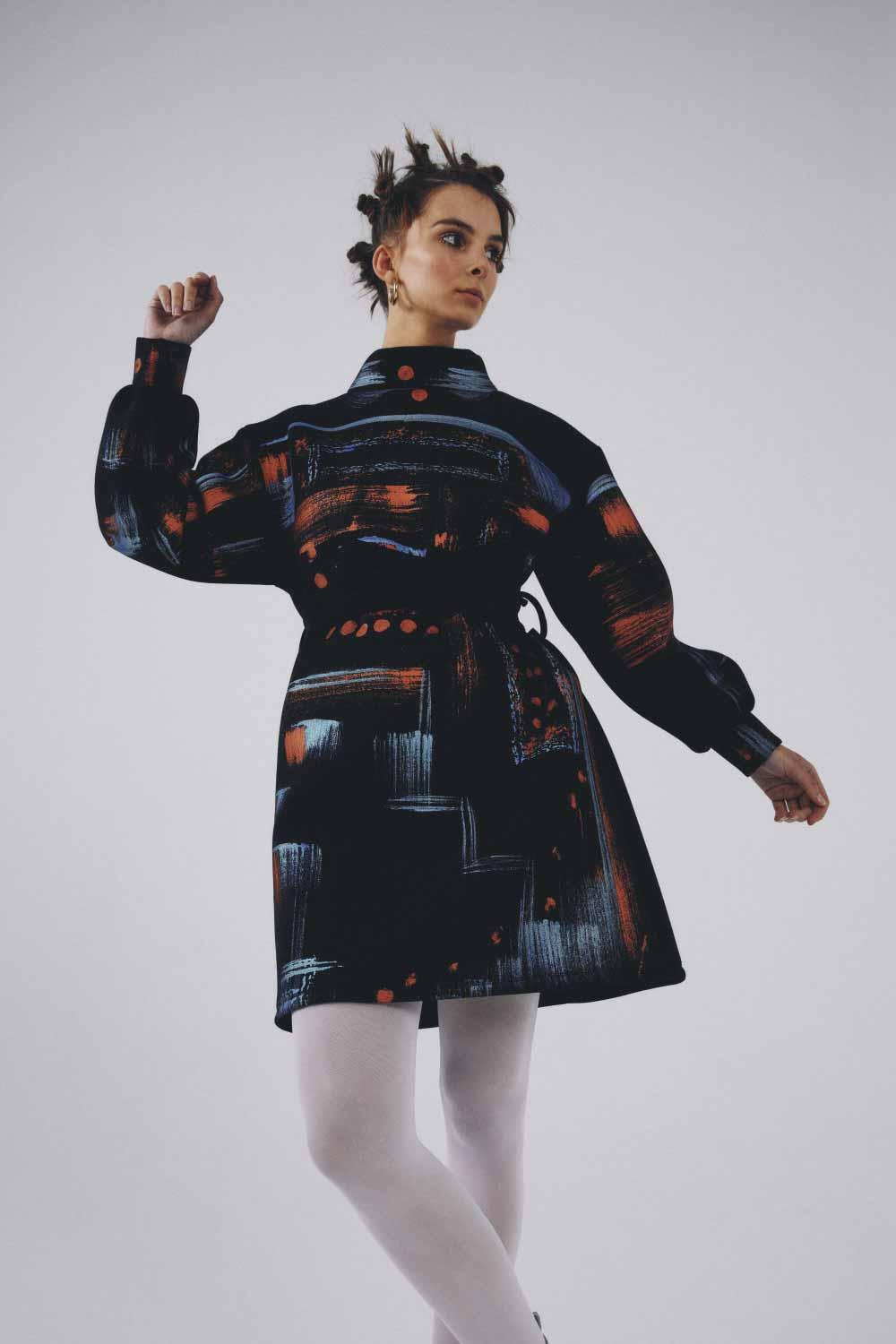 Eudoimonia-Hawas Sporty Patterned Dress-Elbise-7-fleurdirect.live