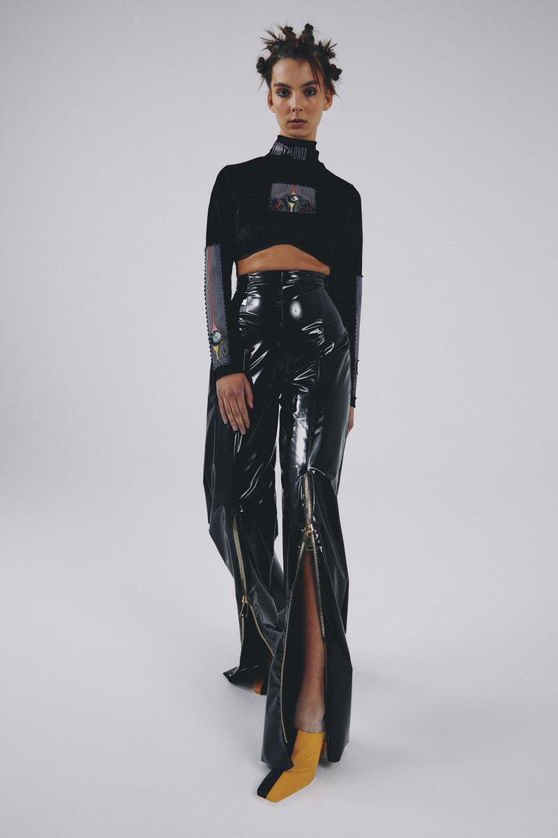 Eudoimonia-Neo High-waisted Pants-Deri Pantolon-2-fleurdirect.live