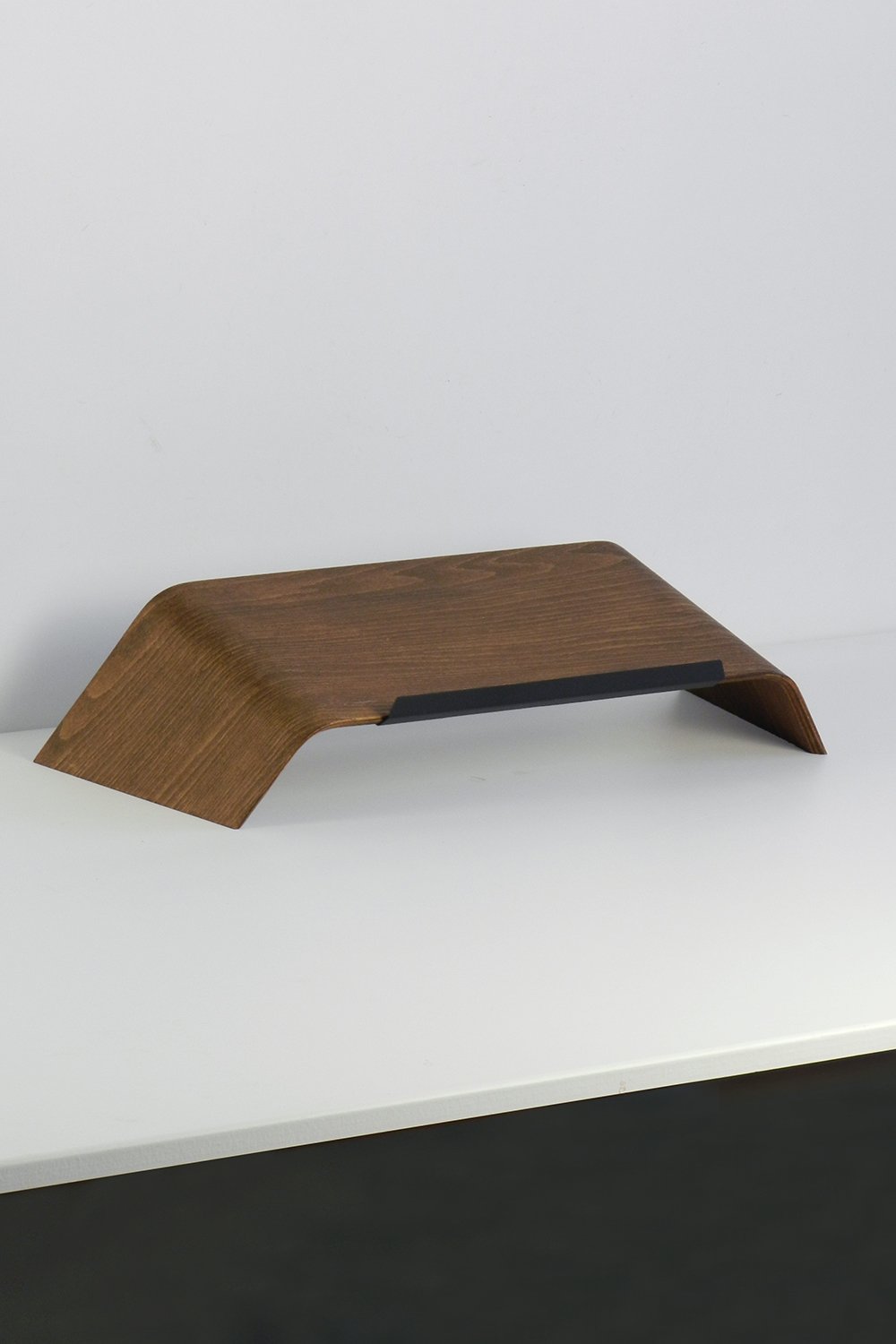Fagus Wood-Doğal Ağaç Laptop Masa Standı ve Yükseltici Notebook Tutucu (Ceviz)-Laptop Standı-6-fleurdirect.live