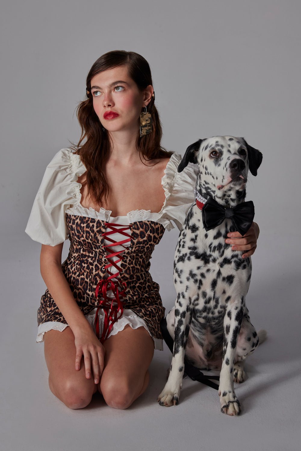 Fèe Muse-Peony Elbise Leopar-Elbise-4-fleurdirect.live