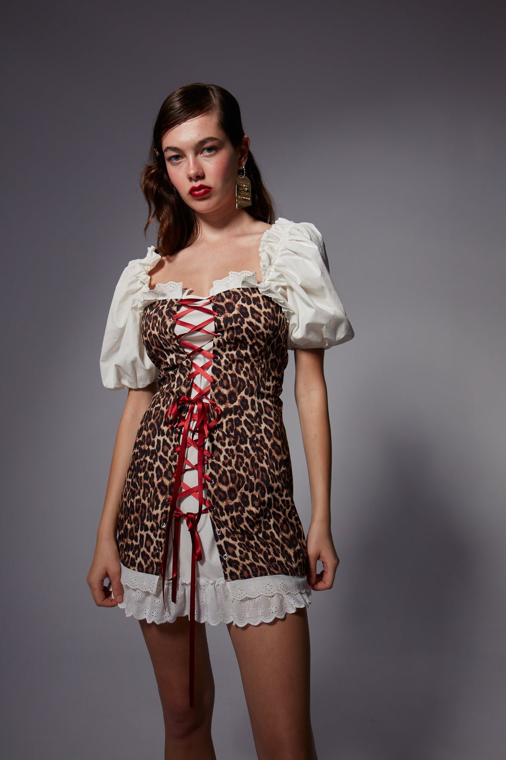 Fèe Muse-Peony Elbise Leopar-Elbise-8-fleurdirect.live