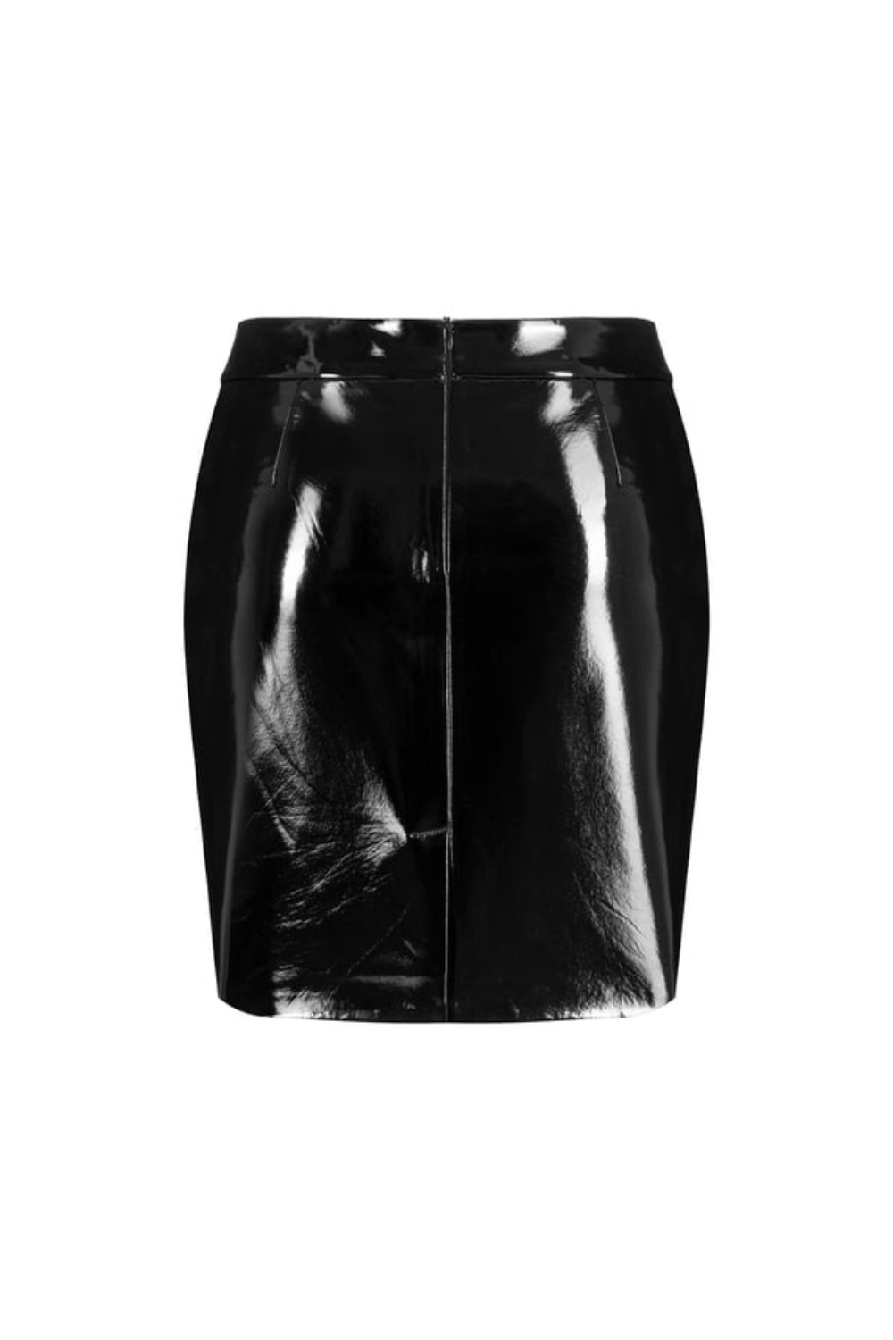 Feel The Lotus-Lucy Patent Leather Skirt-Etek-2-fleurdirect.live