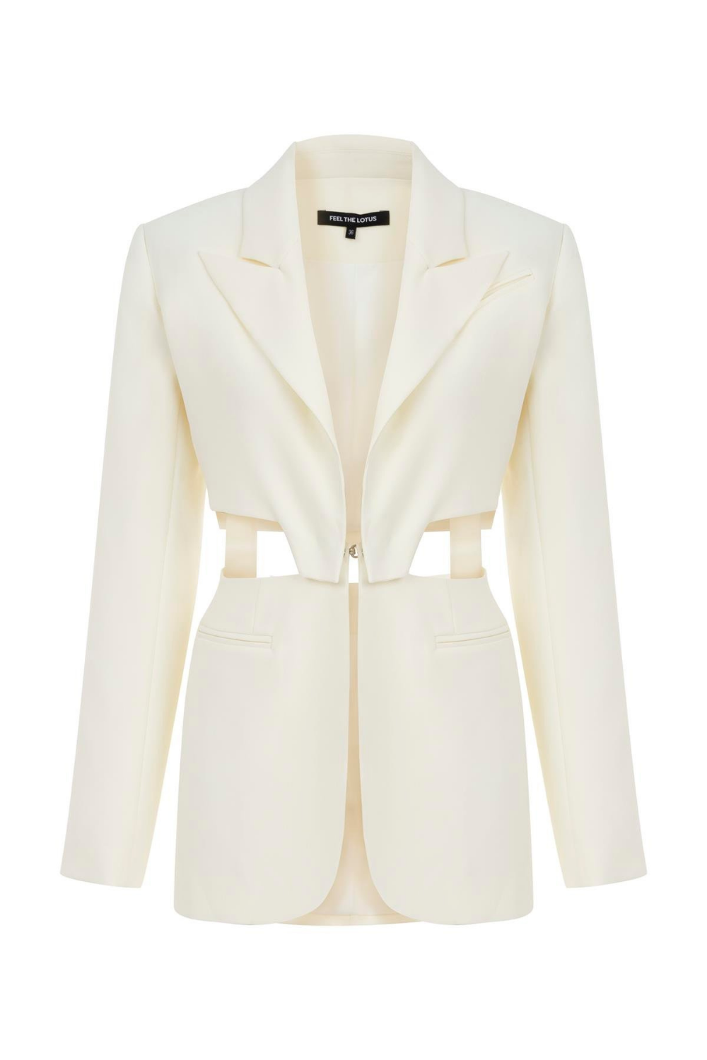 Feel The Lotus-Ren Ecru Jacket-Ceket-1-fleurdirect.live