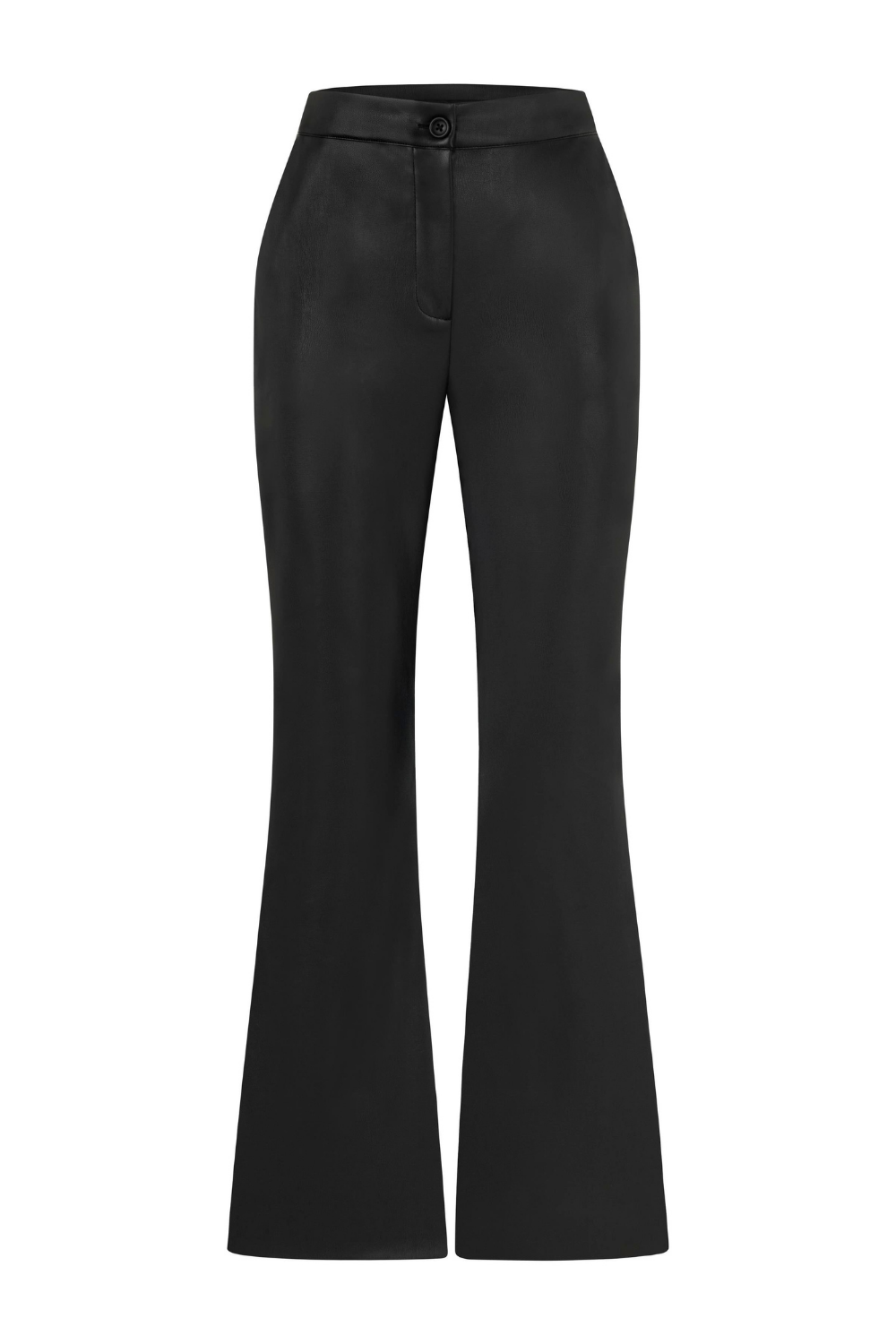 Feel The Lotus-Sophie Flare Leather Pants-Pantolon-1-fleurdirect.live