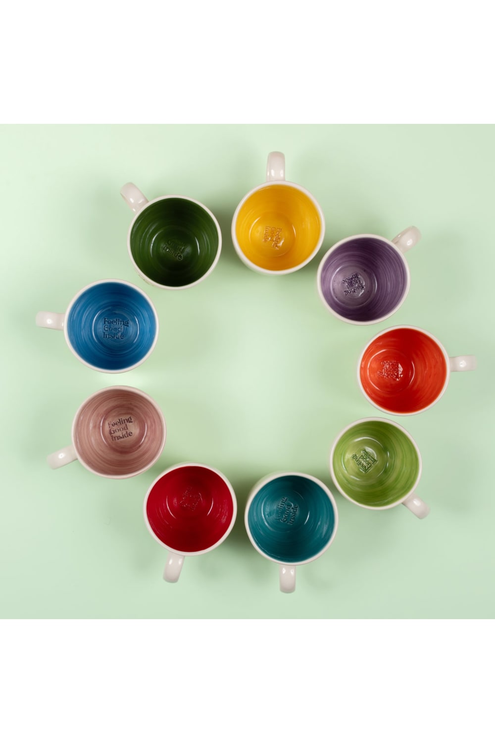 Feeling Good Inside-Forever Love Kulplu Sarı Mug – L’amour Paris-Bardak-4-fleurdirect.live