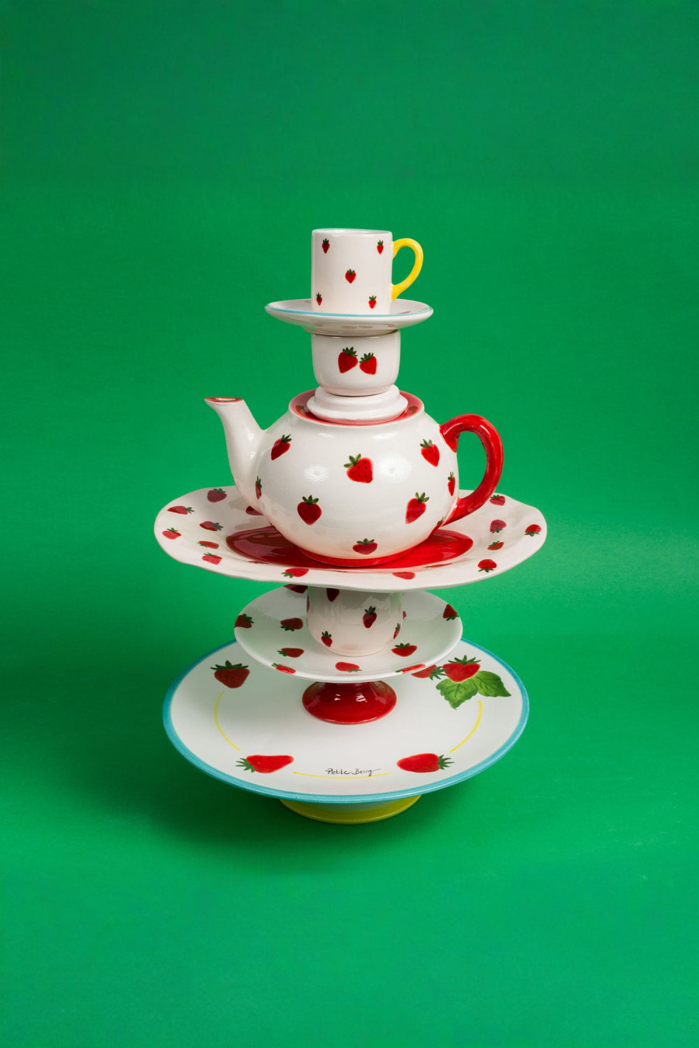 Petite Berry- Çilek Kulplu Mug - 2