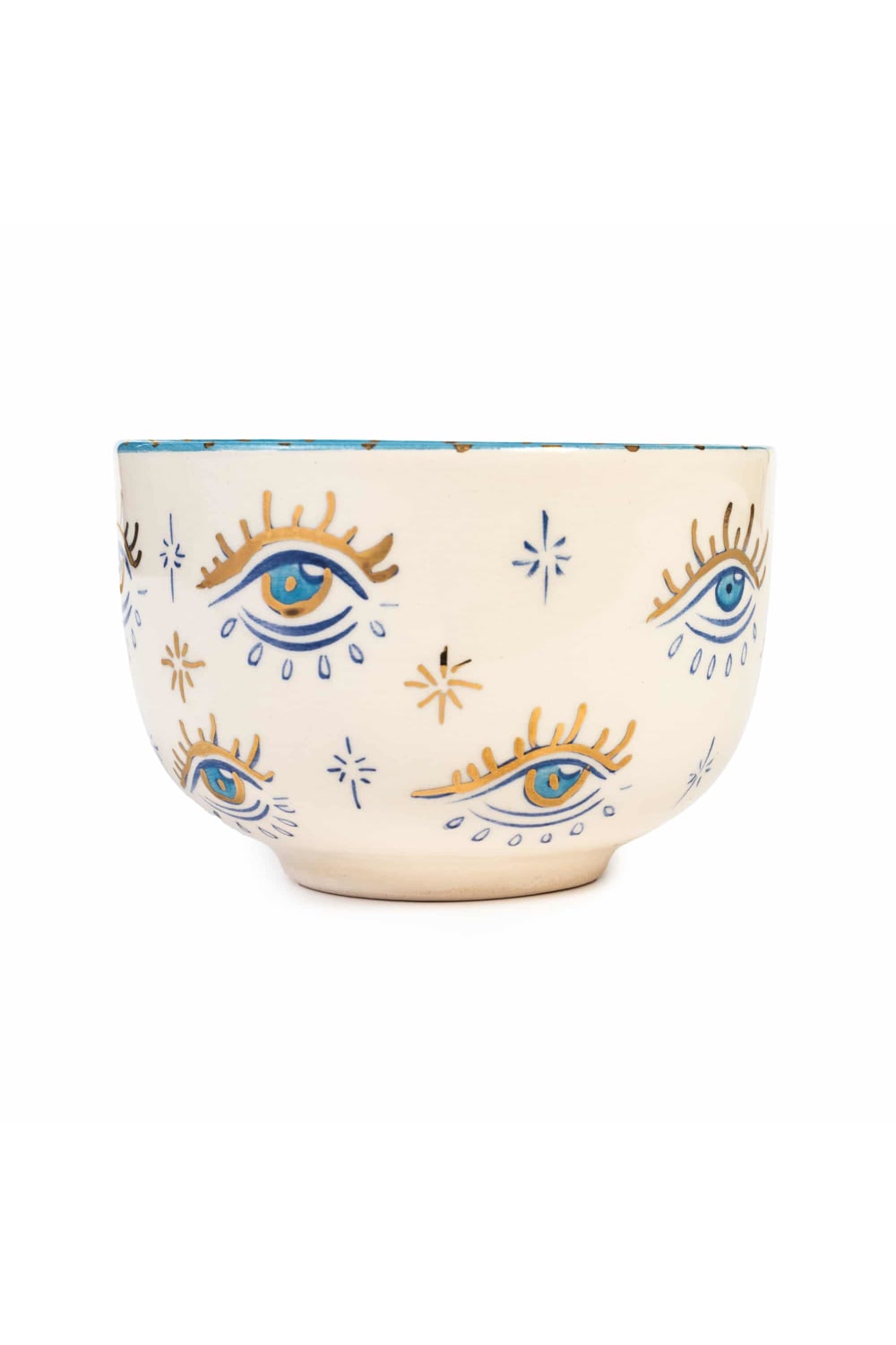 Feeling Good Inside-Signature Eye Handmade Ceramic Bowl-Tabak & Kase-2-fleurdirect.live