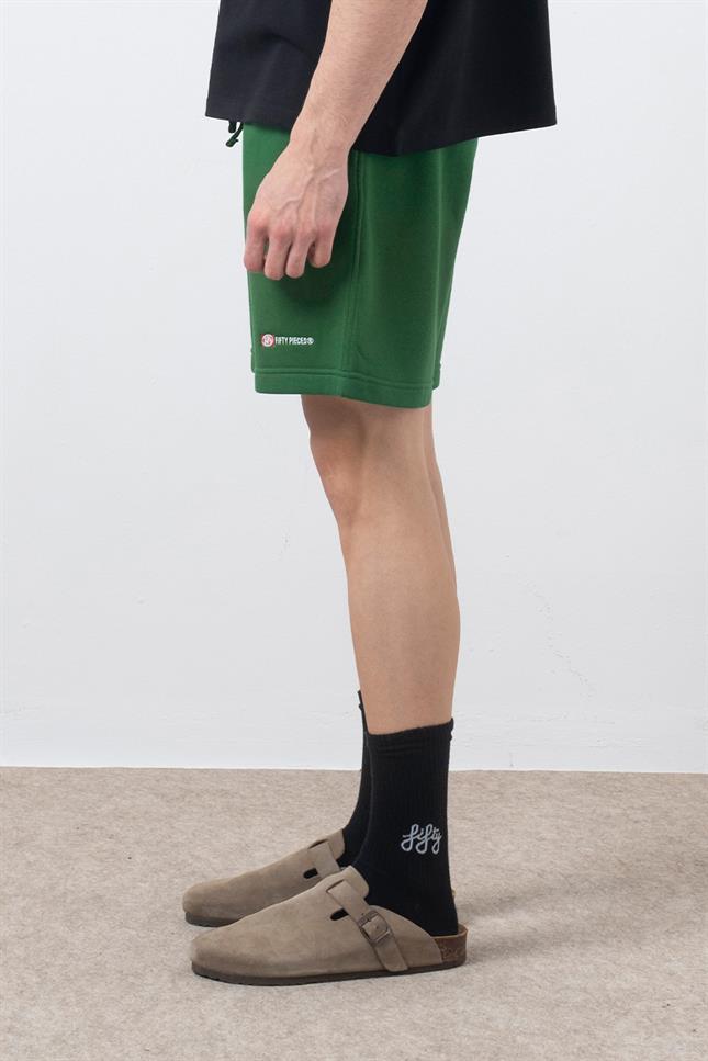 Fifty Pieces-Yeşil Loose Fit Jogger şort-Şort-3-fleurdirect.live