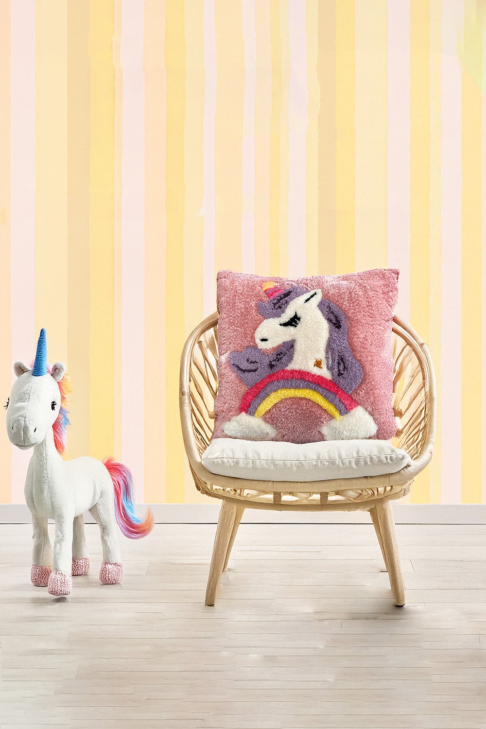 Fille á Fille Design Studio-Unicorn Yastık-Kırlent-3-fleurdirect.live