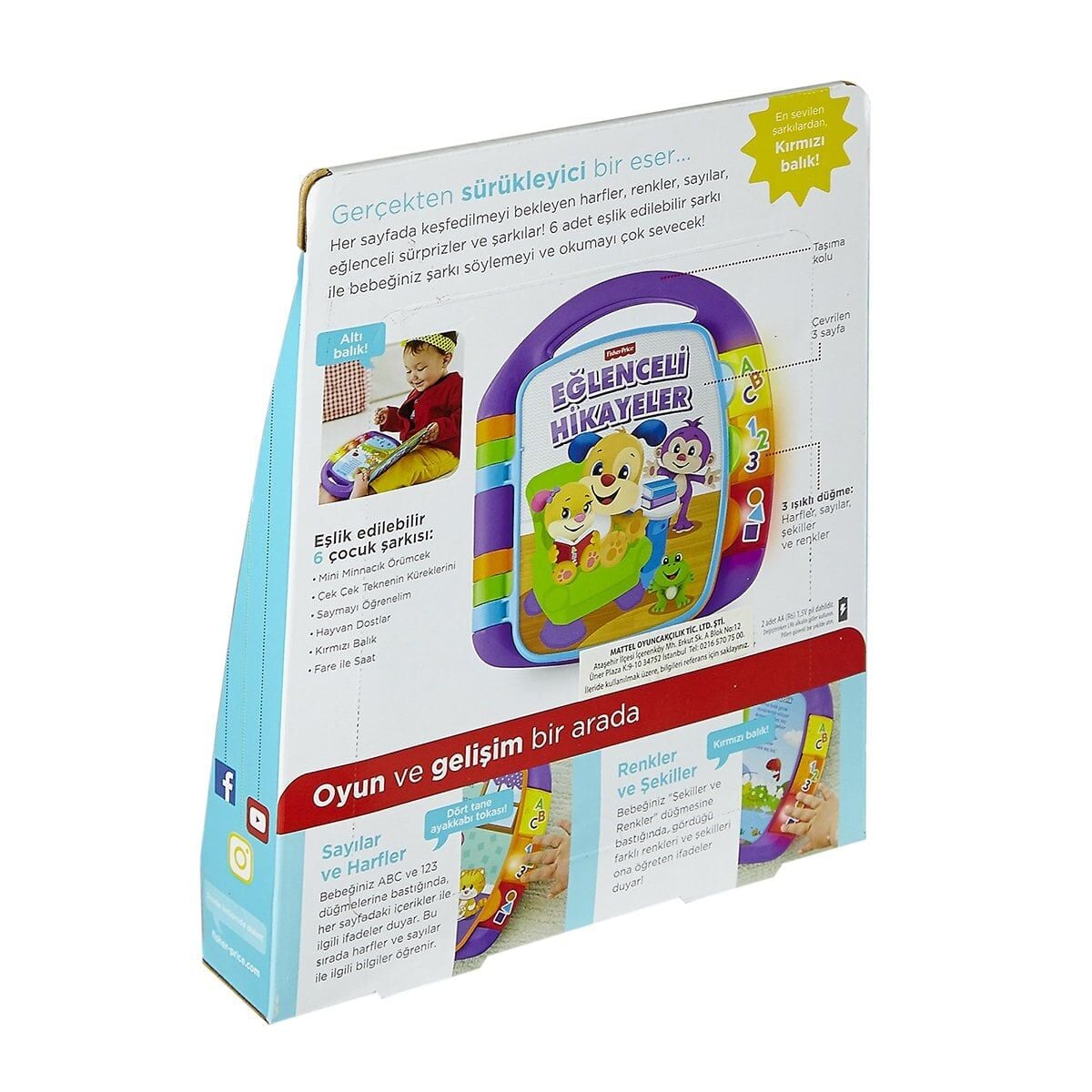 Frc73 Fisher-Price® Eğitici Hikaye Kitabı / Türkçe / Eğlen Ve Öğren