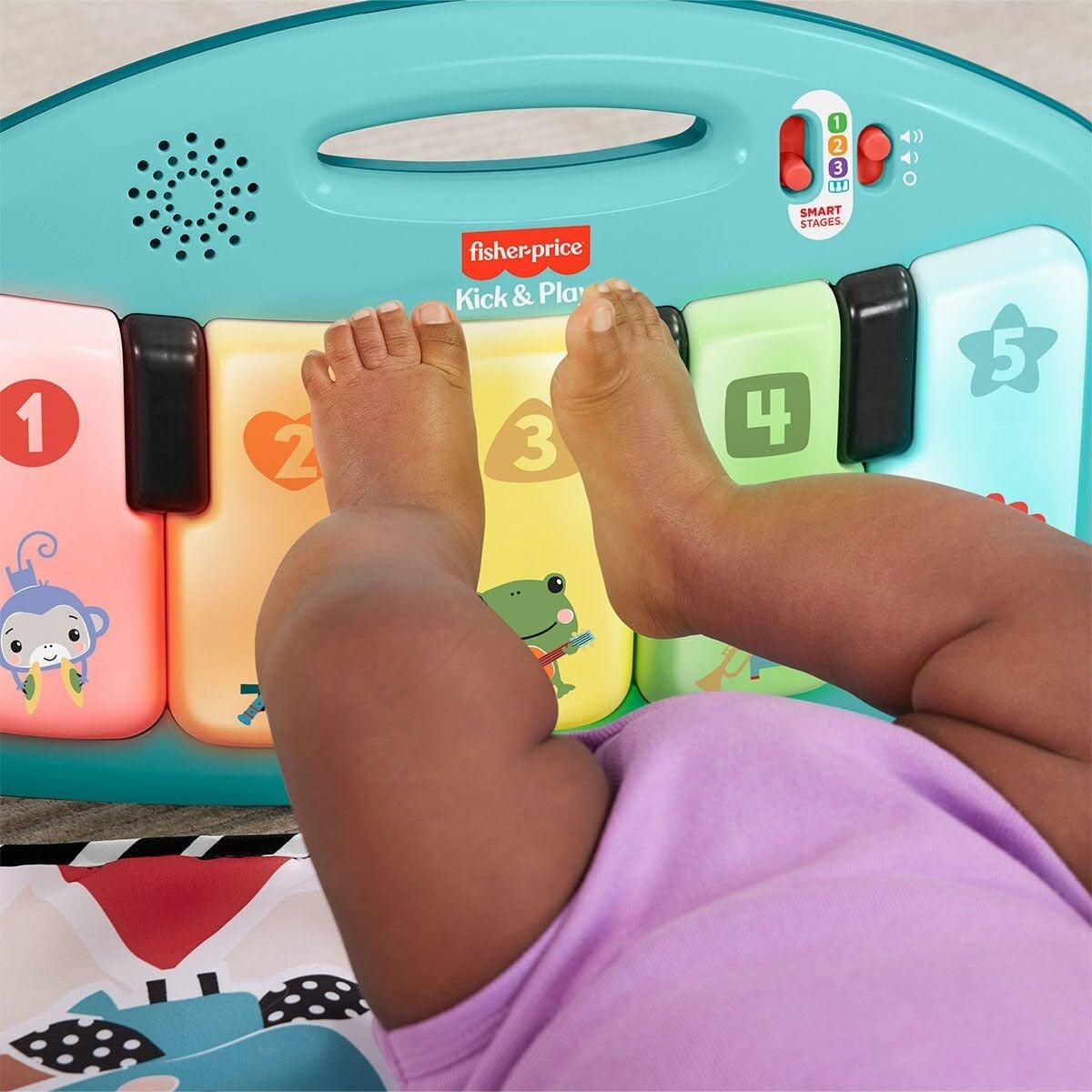 Hwy49 Fisher-Price Neşeli Hayvanlar Piyanolu Jimnastik Merkezi