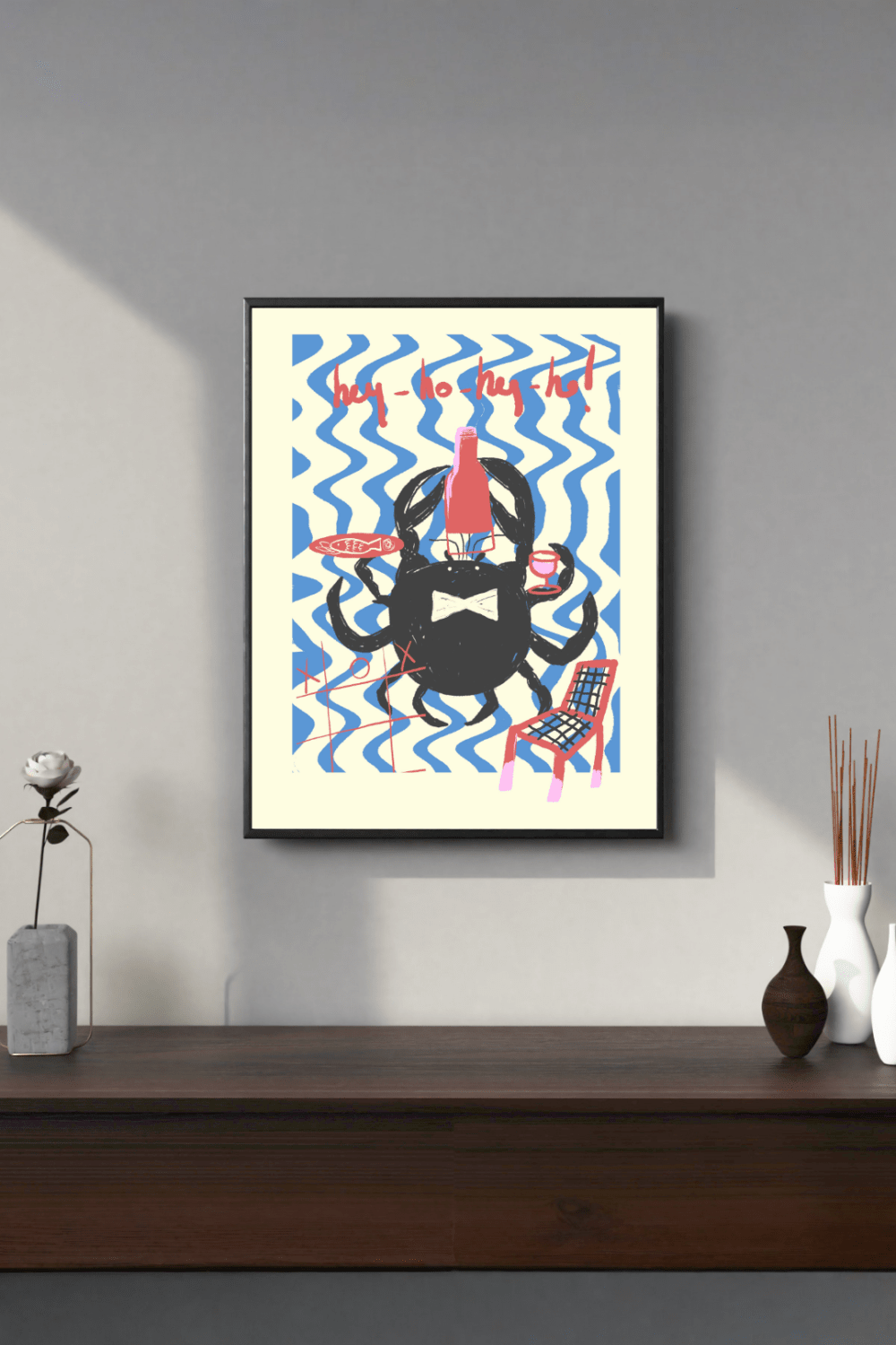 Fulya Genç-Crabby Artprint-Tablo-3-fleurdirect.live