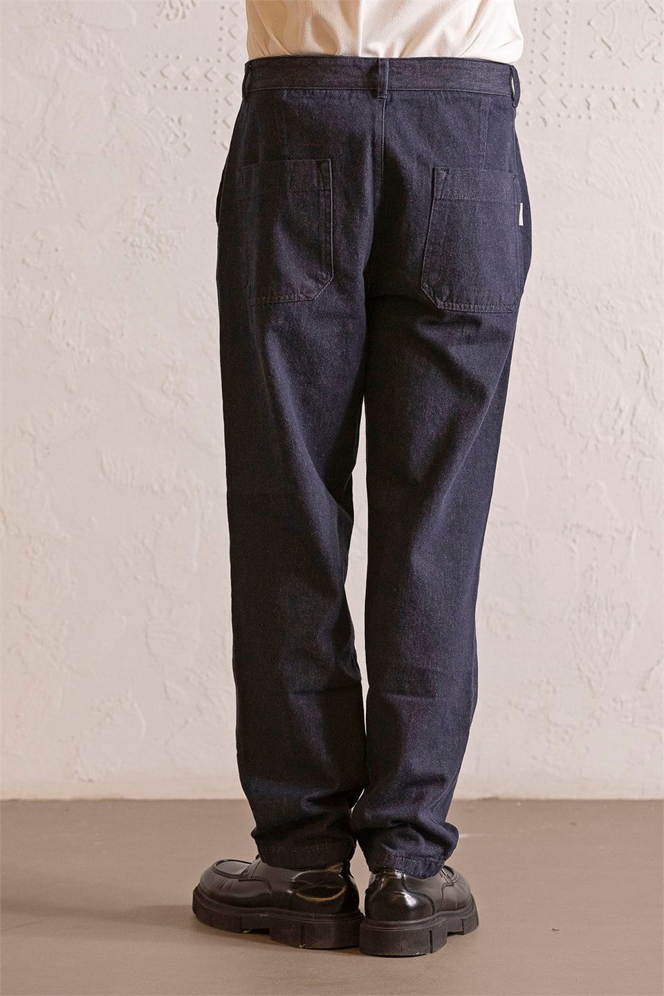 GMG Firenze-Baggy Fit Denim Erkek Pantolon-CHINO-4-fleurdirect.live