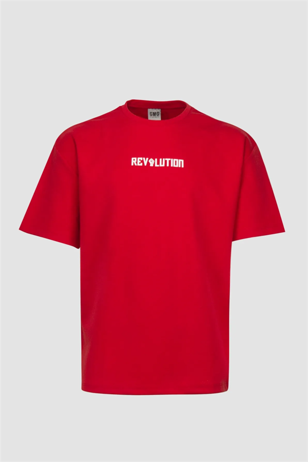 GMG Firenze-Bisiklet Yaka Oversize Baskılı-T-Shirts-2-fleurdirect.live
