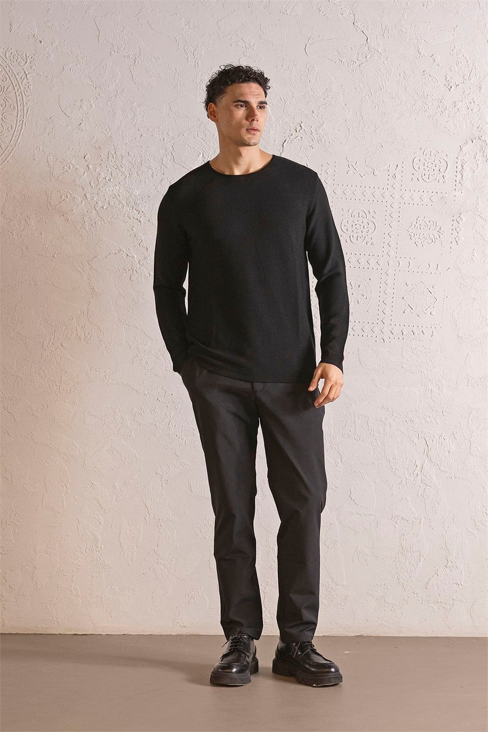 GMG Firenze-Bisiklet Yaka Slim Fit Erkek Kazak-Winter'26-1-fleurdirect.live