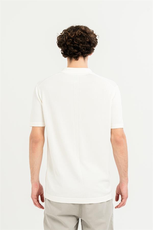 GMG Firenze-Kısa Kollu Slim Fit Triko Erkek Gömlek-Summer'25-6-fleurdirect.live
