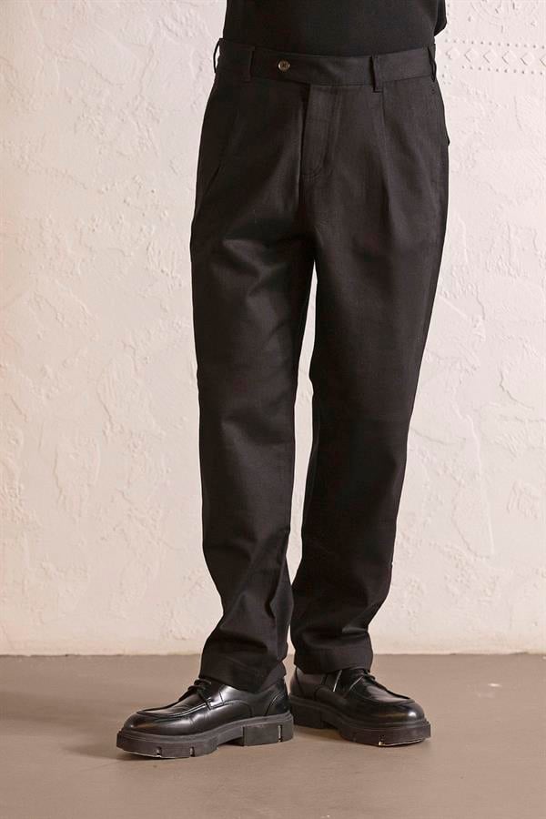GMG Firenze-Pileli Gusto Detaylı Baggy Erkek Pantolon-JOGGER-1-fleurdirect.live