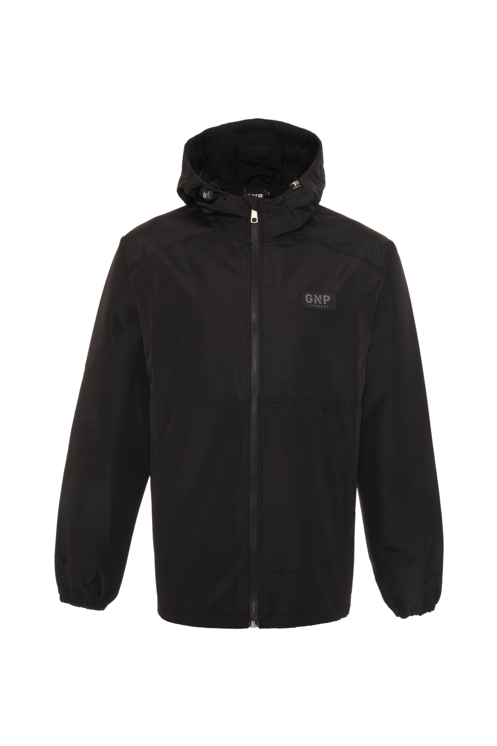 GNP İstanbul-Black Waterproof Rain Jacket-Yağmurluk-2-fleurdirect.live