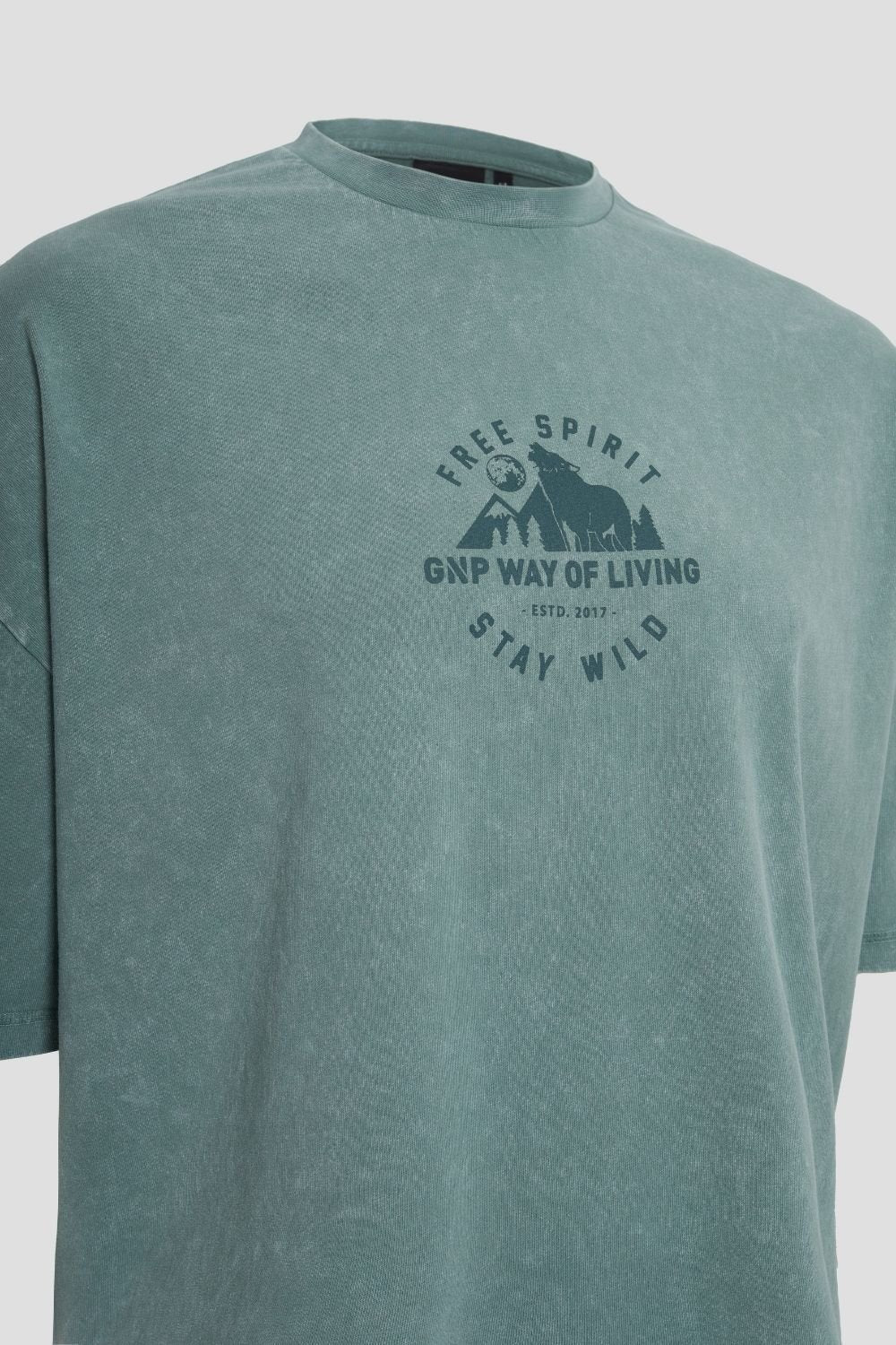 GNP İstanbul-Gnp Eskitme Yıkamalı Free Spirit Tshirt-T-Shirts-2-fleurdirect.live
