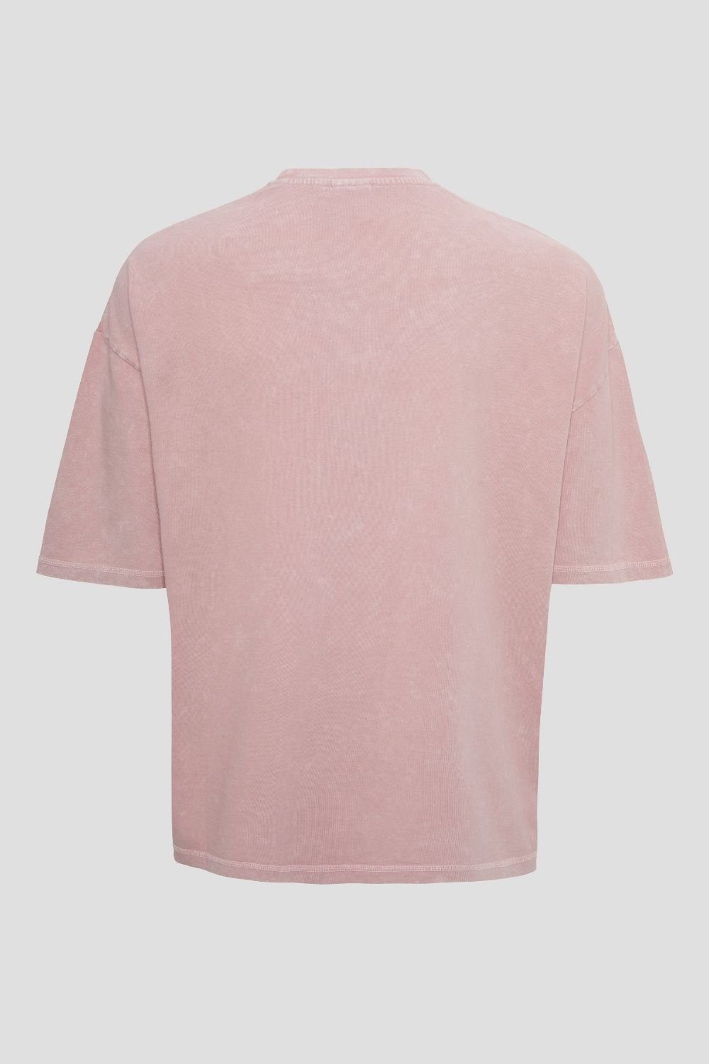 GNP İstanbul-Gnp Eskitme Yıkamalı Pembe Tshirt-T-Shirts-3-fleurdirect.live