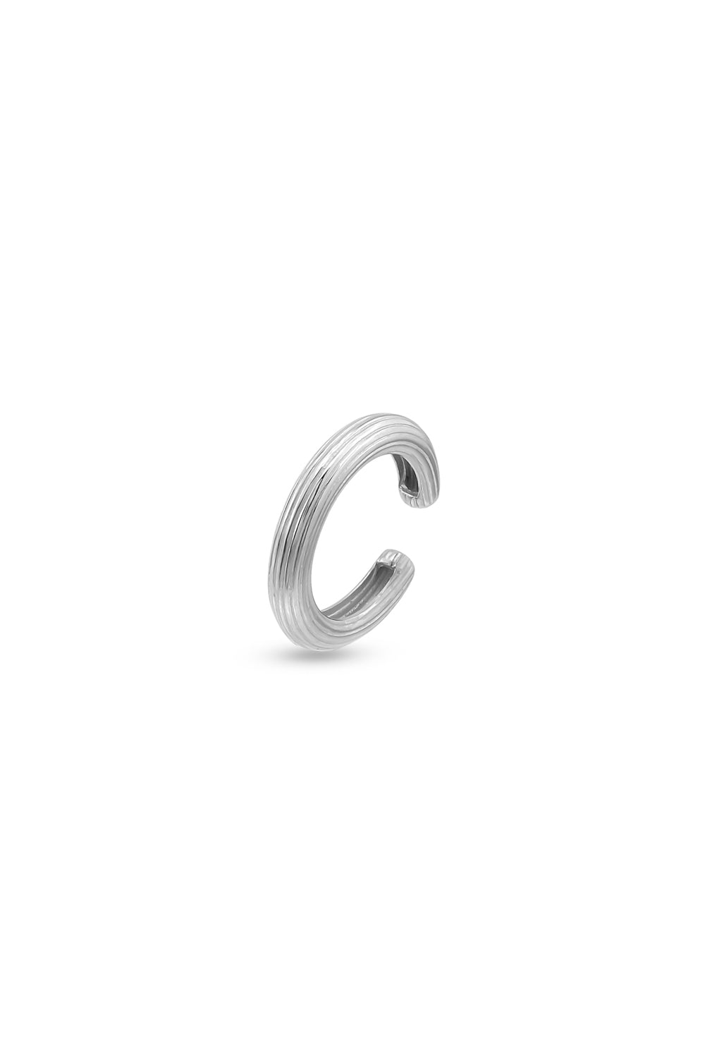 Gal İstanbul-Big Cult Earcuff Silver-Küpe-1-fleurdirect.live