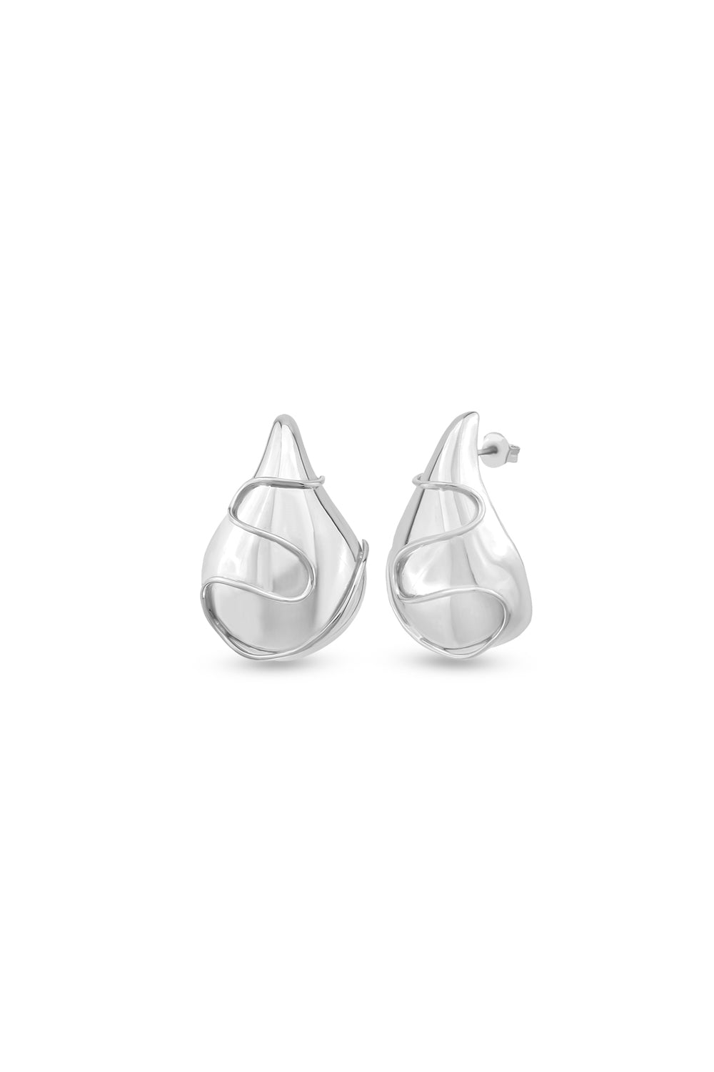 Gal İstanbul-Common Küpe Silver-Küpe-1-fleurdirect.live
