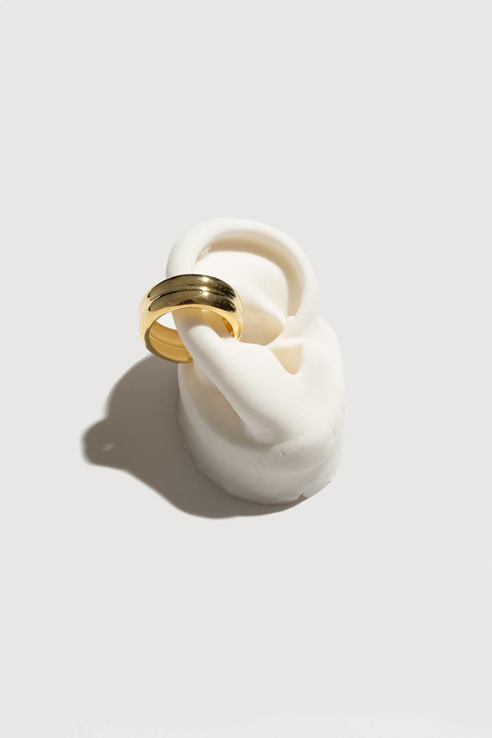 Gal İstanbul-Twin Earcuff Gold-Küpe-1-fleurdirect.live
