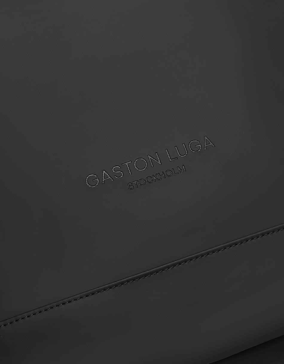 Gaston Luga-Gaston Luga Rullen Laptop Bölmeli Sırt çantası 16'' Siyah-Sırt Çantası-5-fleurdirect.live