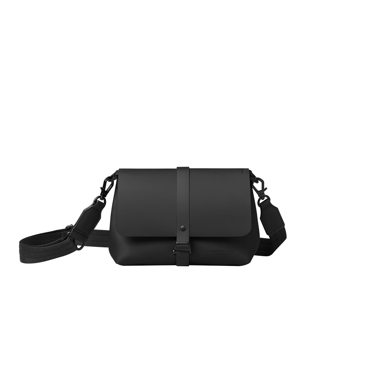 Gaston Luga-Gaston Luga Spläsh Crossbody Bag Black-El Çantası-1-fleurdirect.live