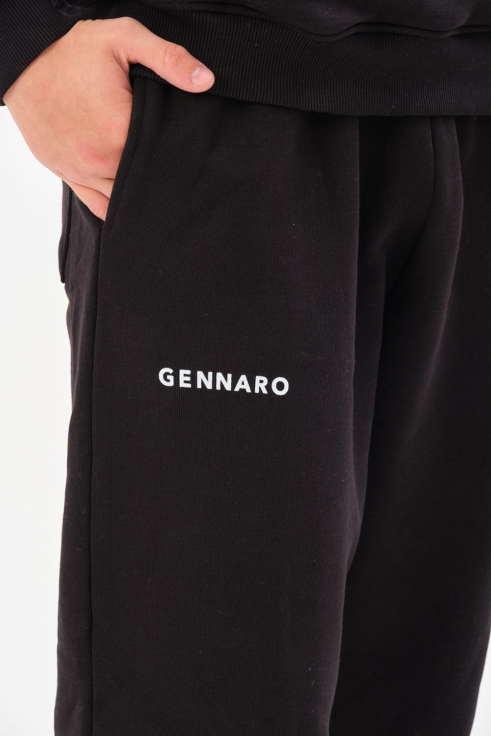 Gennaro-Oversize Jogger - Siyah-Eşofman-5-fleurdirect.live