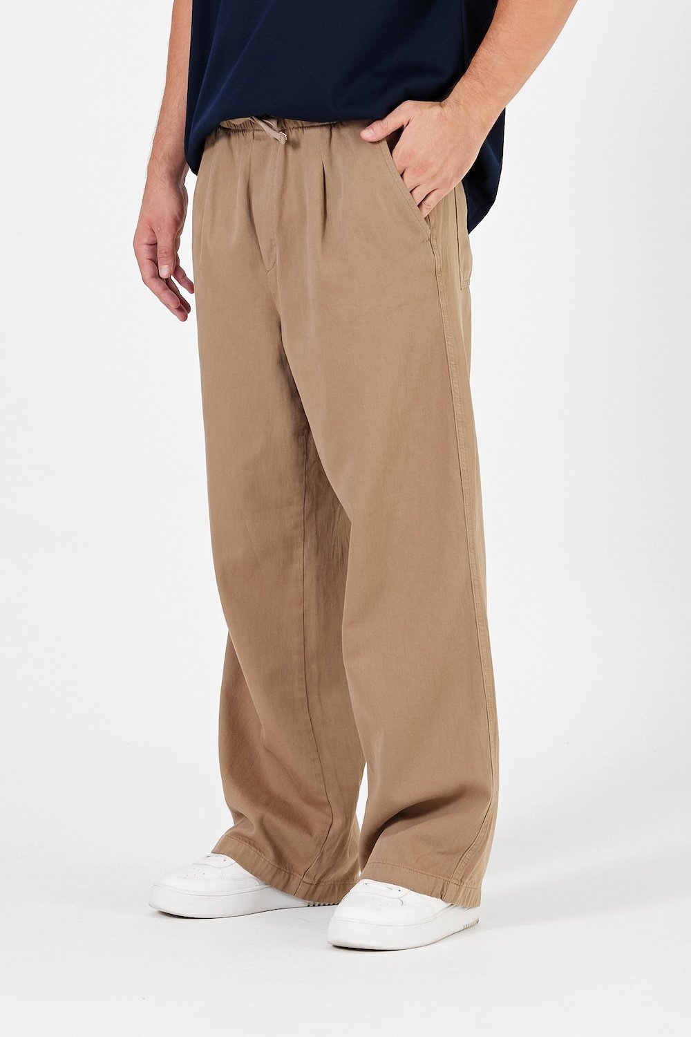 Gennaro-Wide Leg Baggy Pantolon-Pantolon-3-fleurdirect.live
