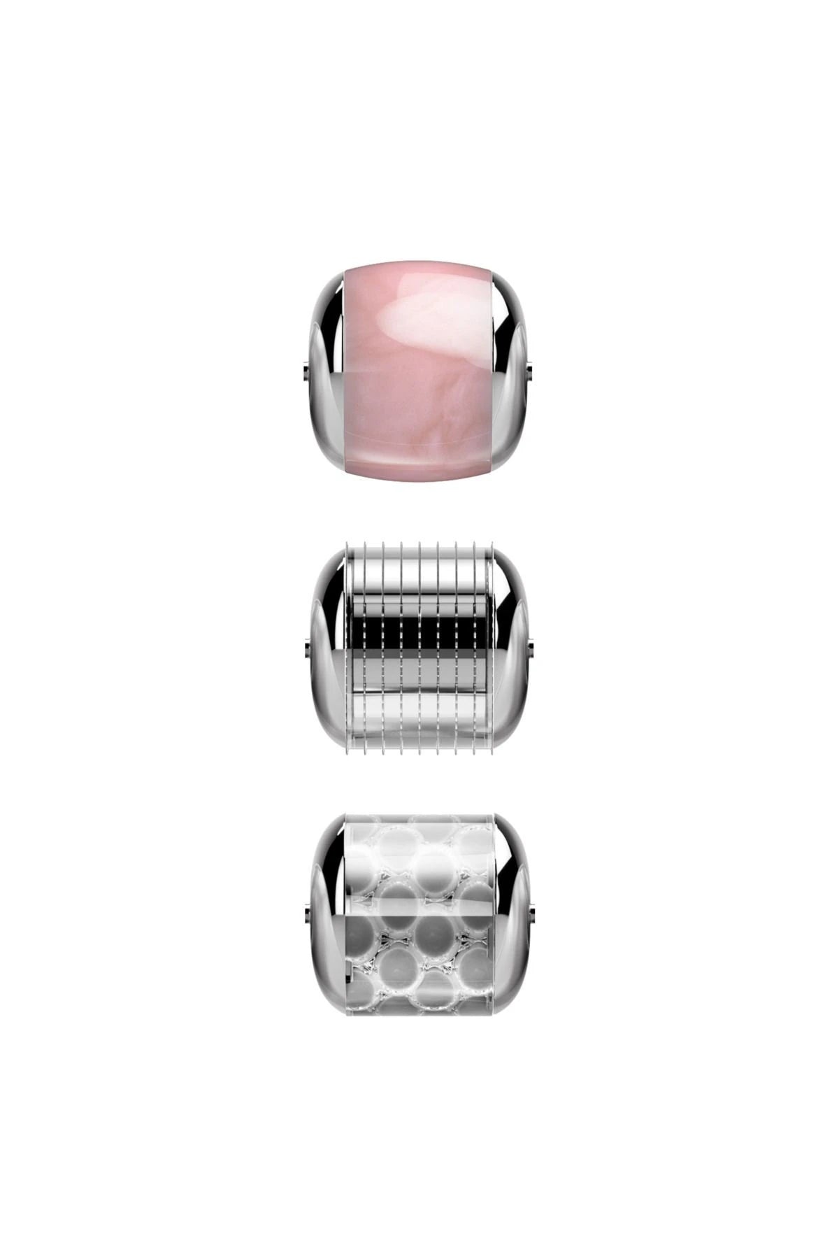 Geske-Mikro İğneli, Buz Başlığı, Pembe Kuvars Başlıklı Dermaroller Cihaz | Micro Needle Face Roller-Cilt Bakım Aletleri-3-fleurdirect.live