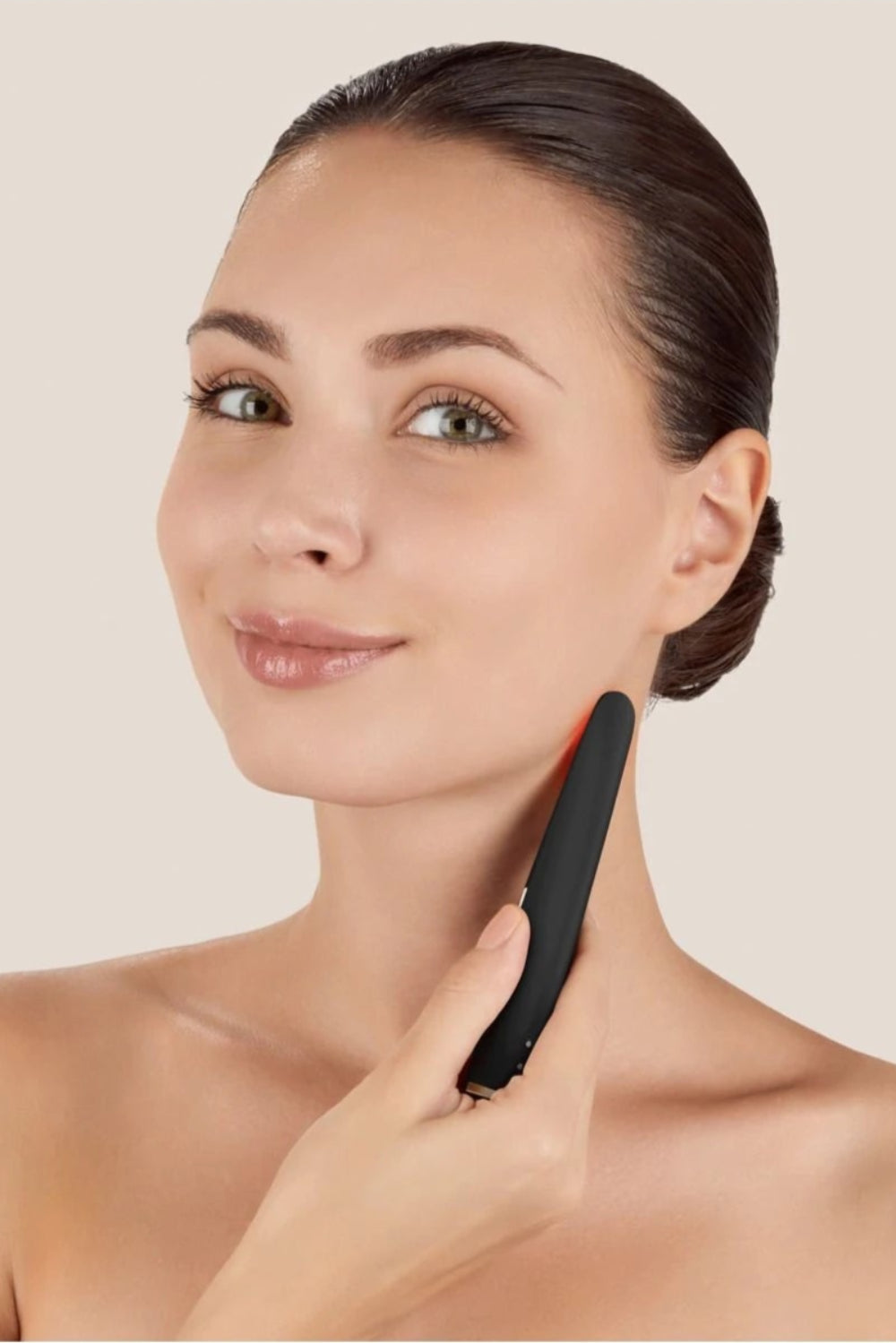 Geske-Titreşimli Kırmızı Led Terapili Sıkılaştırıcı Yüz Bakım Cihazı | Skin Firming Wand-Cilt Bakım Aletleri-4-fleurdirect.live