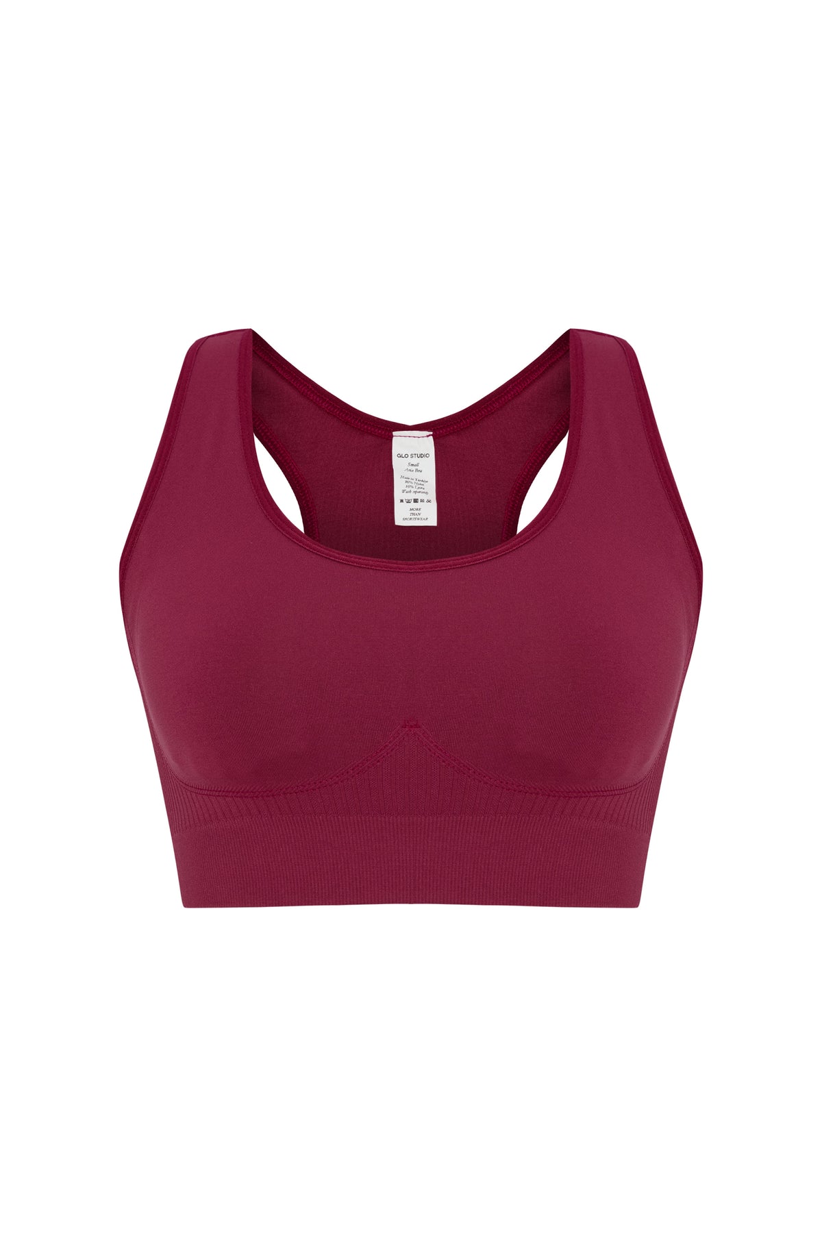 Glo Studio-Aria Seamless Bra Bordeaux-Bralet-1-fleurdirect.live