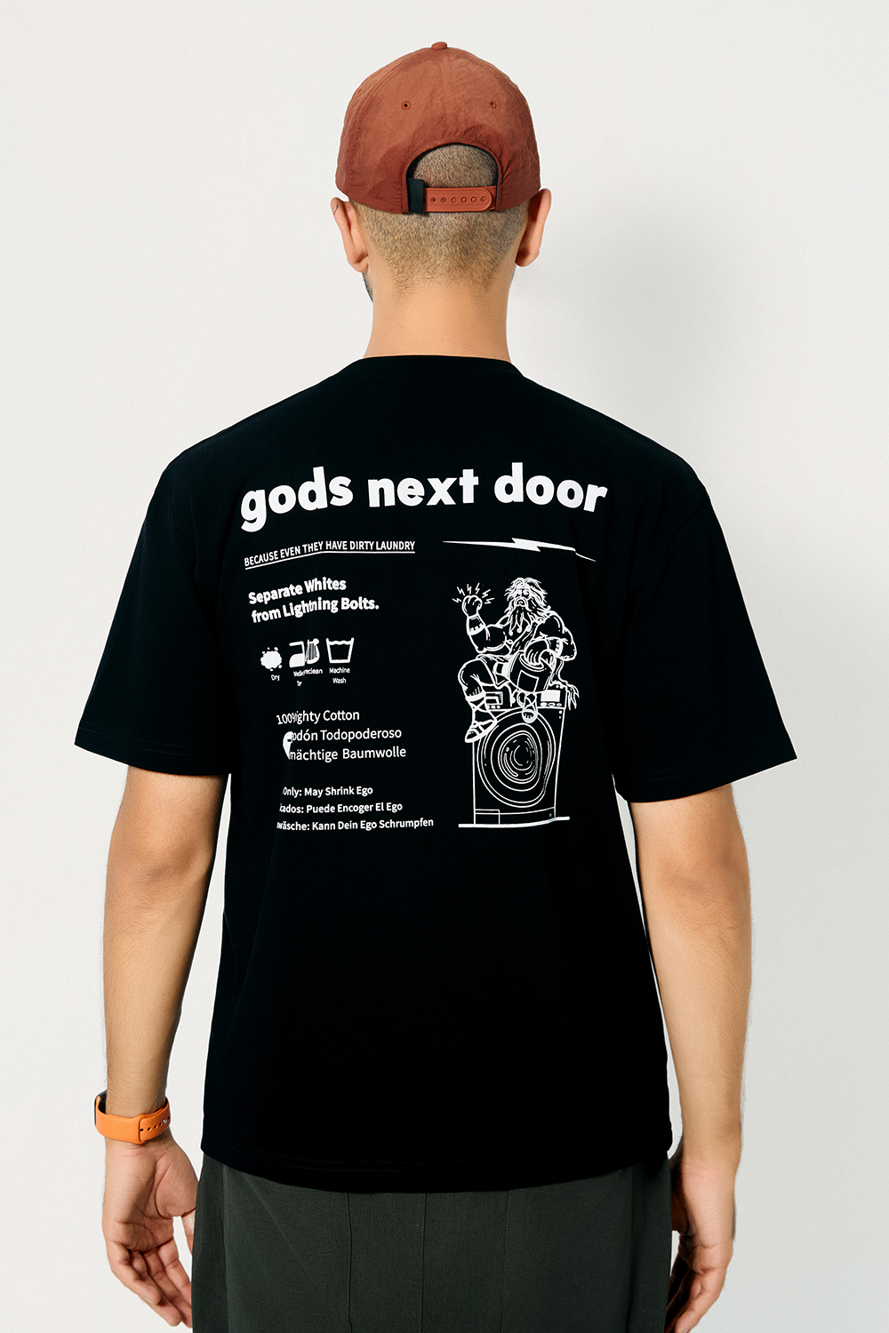 Gods Next Door-Zeus' Almighty Washing Guide-T-Shirts-5-fleurdirect.live