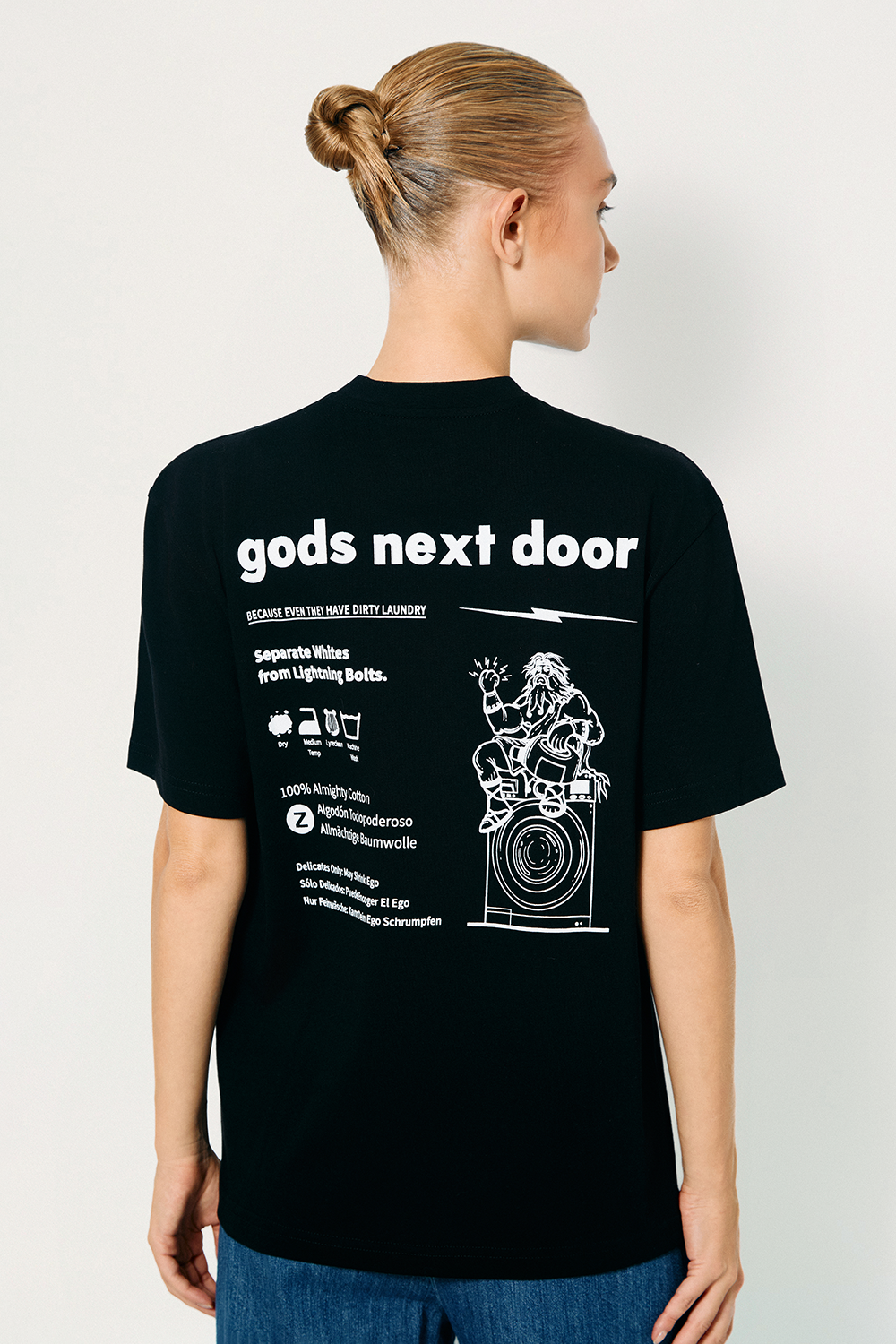 Gods Next Door-Zeus' Almighty Washing Guide-T-Shirts-7-fleurdirect.live