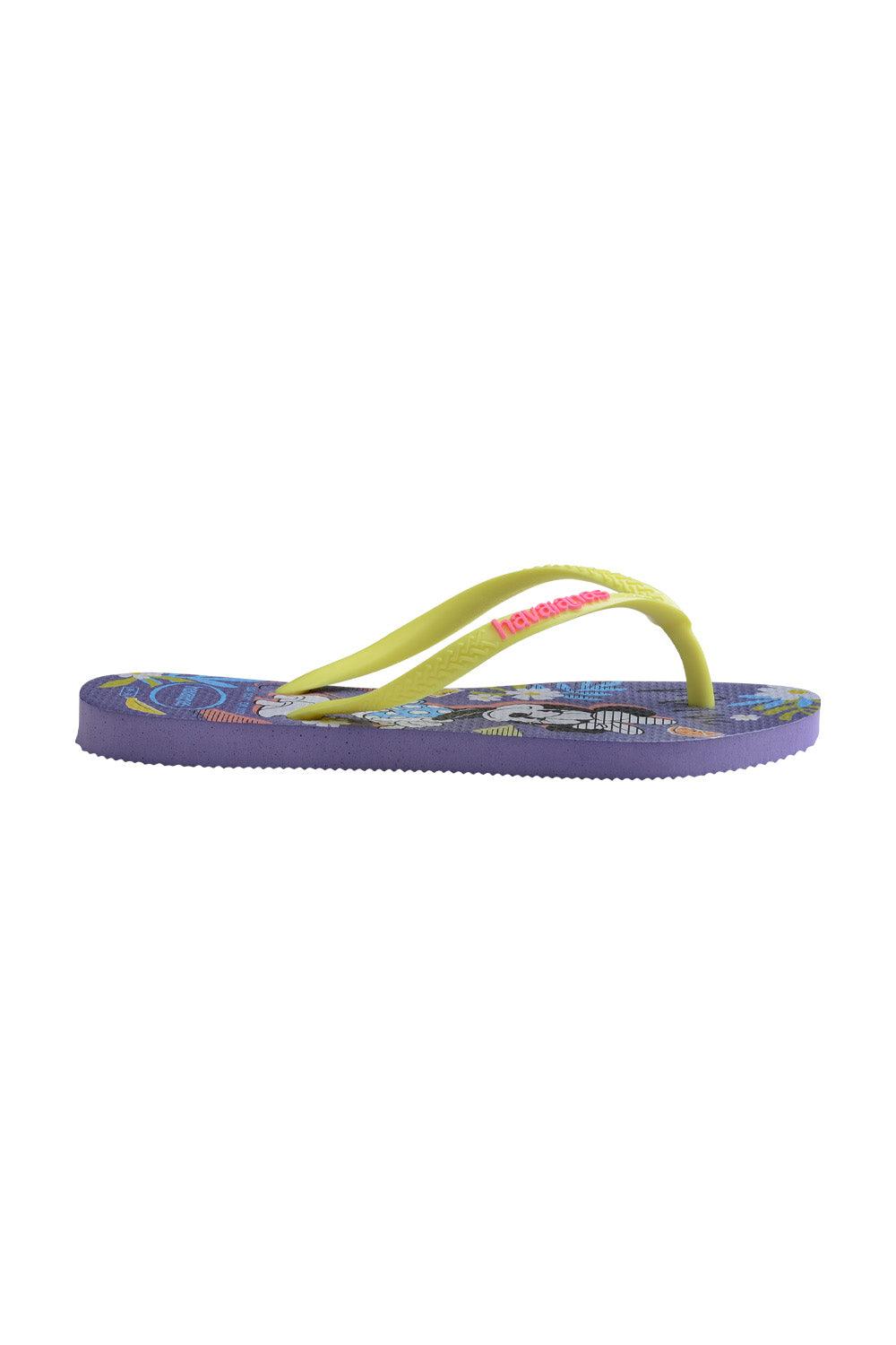 Havaianas-Kids Slim Disney Cool Purple Paisley-Sandalet & Terlik-3-fleurdirect.live