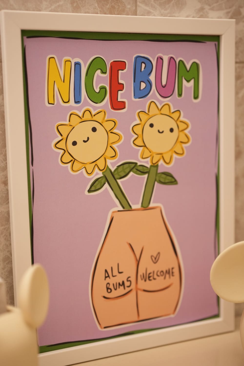 Hello Melody-Nice Bum Baskı-Tablo-4-fleurdirect.live