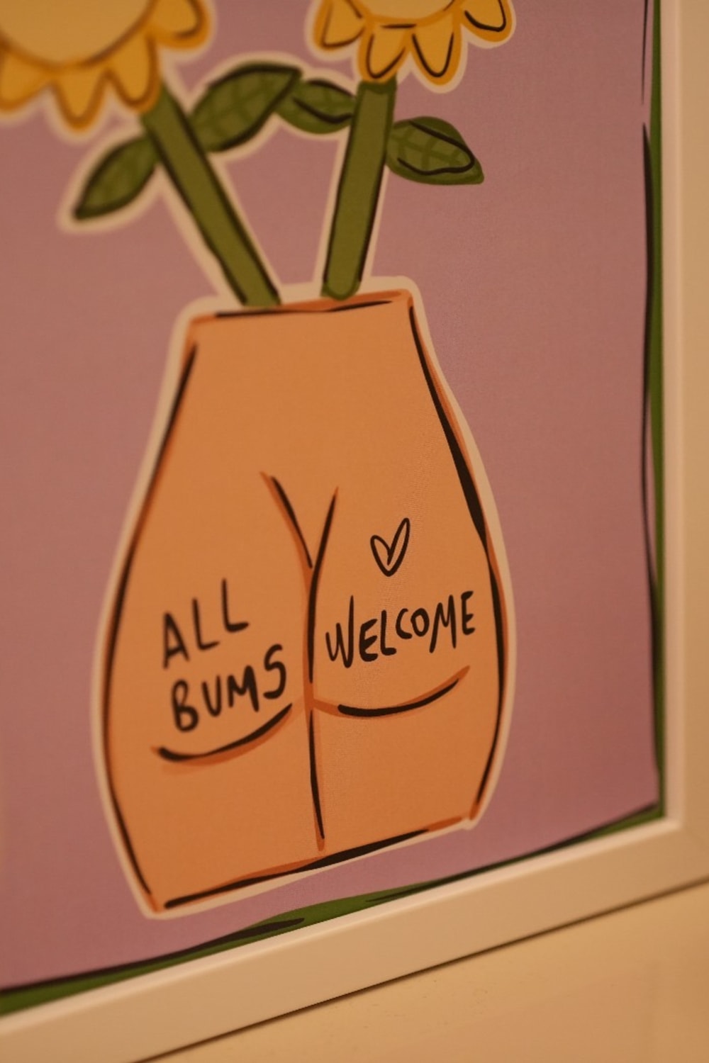 Hello Melody-Nice Bum Baskı-Tablo-5-fleurdirect.live