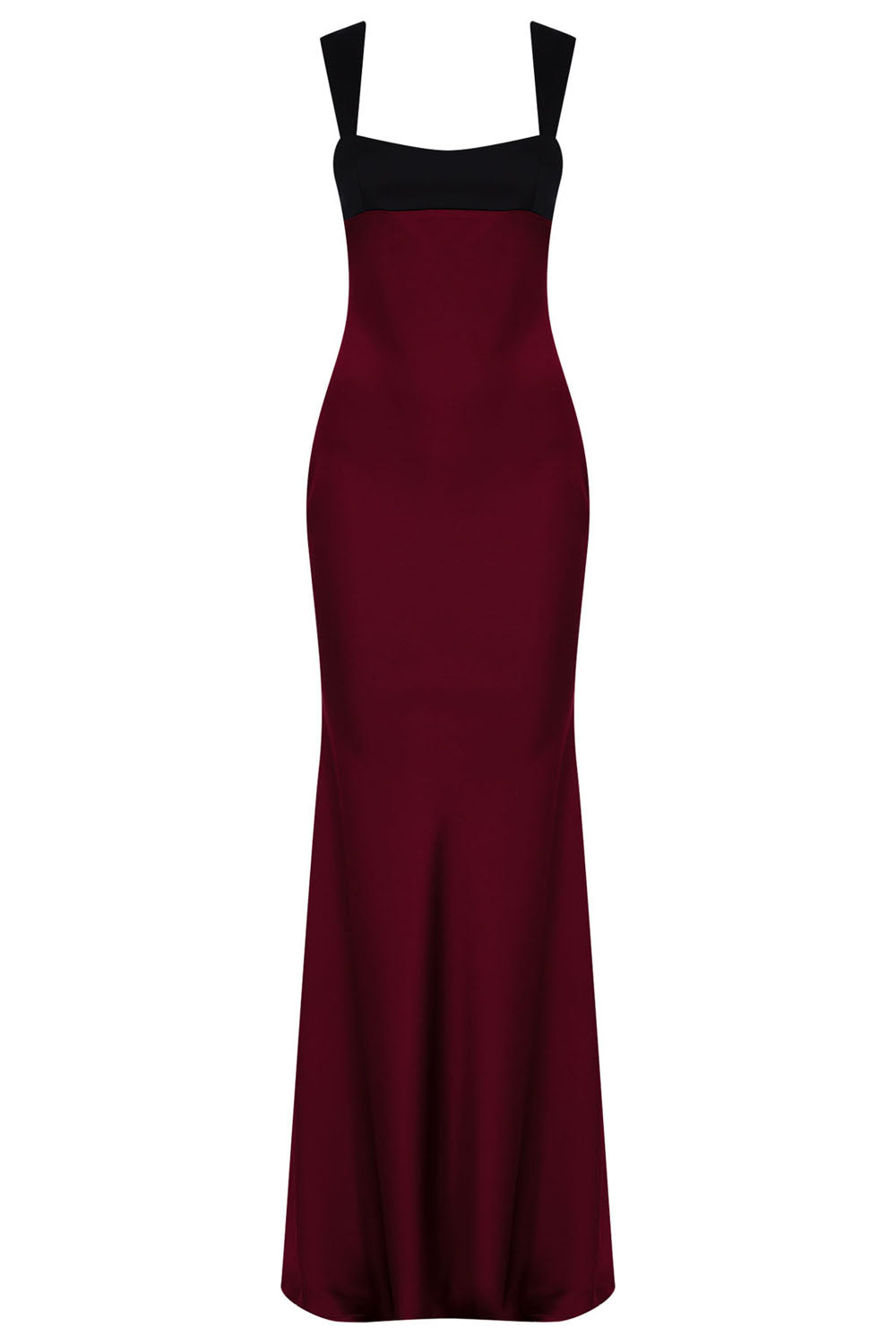 Herfetch-Maroon Dress-Elbise-1-fleurdirect.live