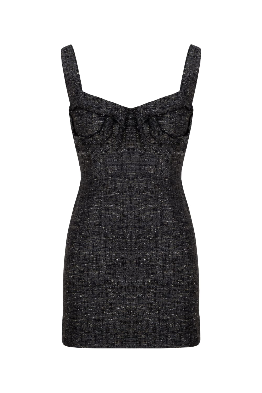 Hip + Happen-Ela Mini Gri Elbise-Top-1-fleurdirect.live