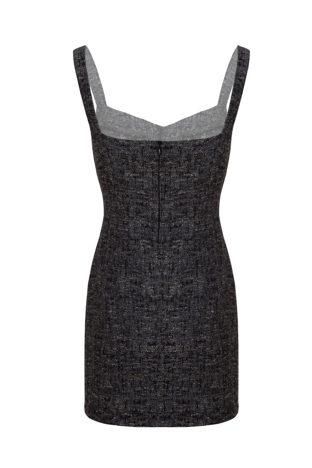 Hip + Happen-Ela Mini Gri Elbise-Top-2-fleurdirect.live