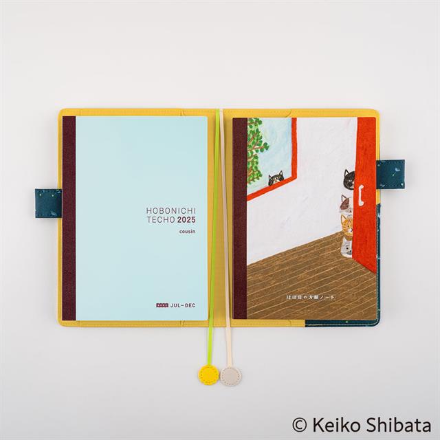 Hobonichi-Hobonichi Graph Notebook A5, Keiko Shibata: Who Is It? Kareli Defter-Kareli-6-fleurdirect.live